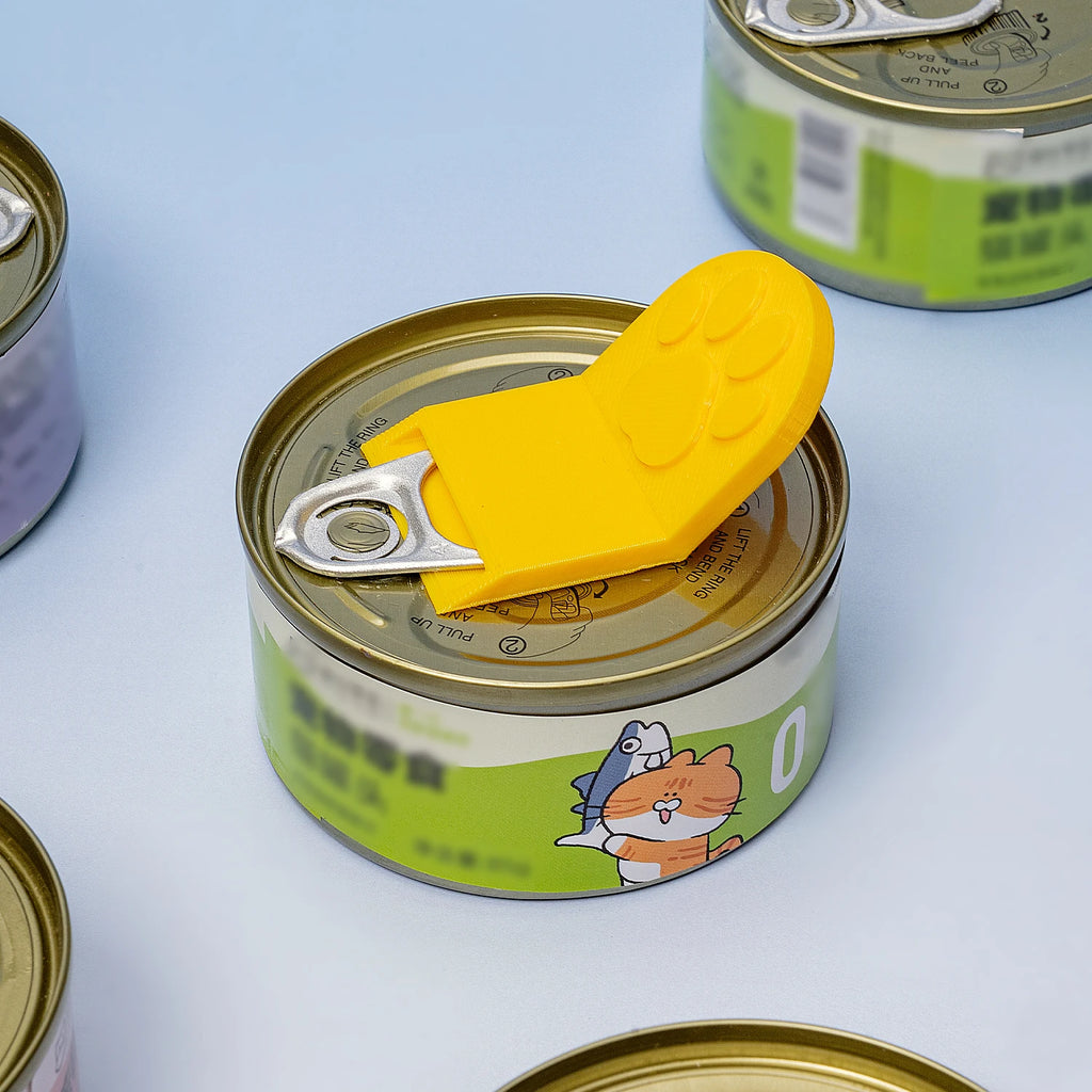 Abrelatas en forma de patita para comida húmeda de mascotas