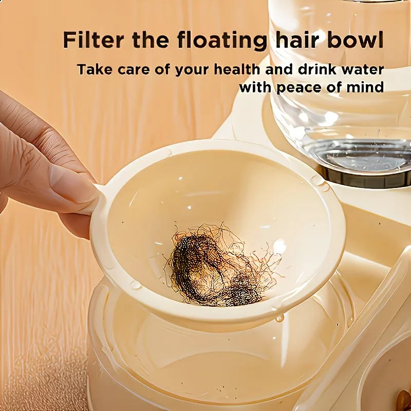 Comedero y bebedero 2 en 1 de gran capacidad