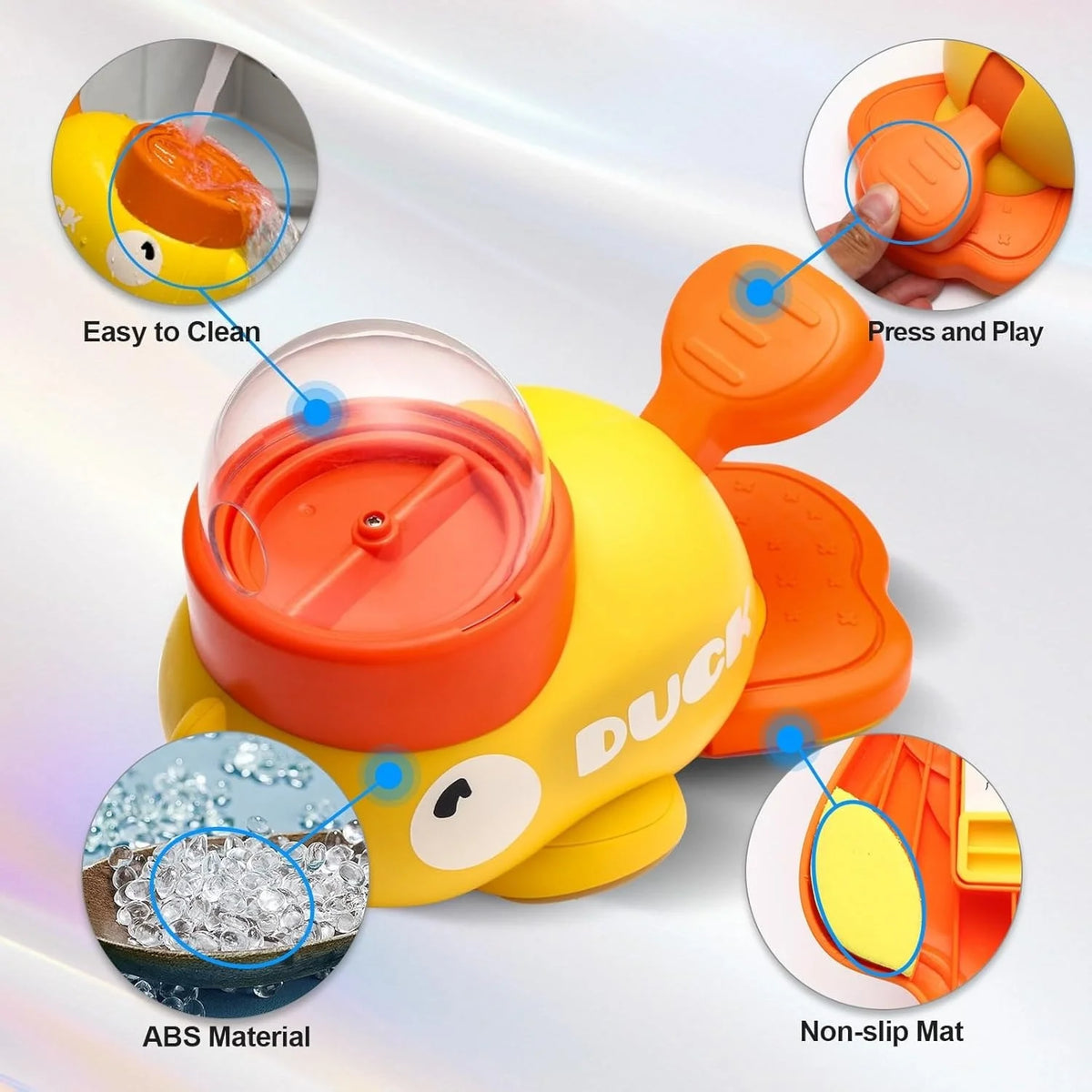 Dispensador de premios de patito – comedero lento interactivo